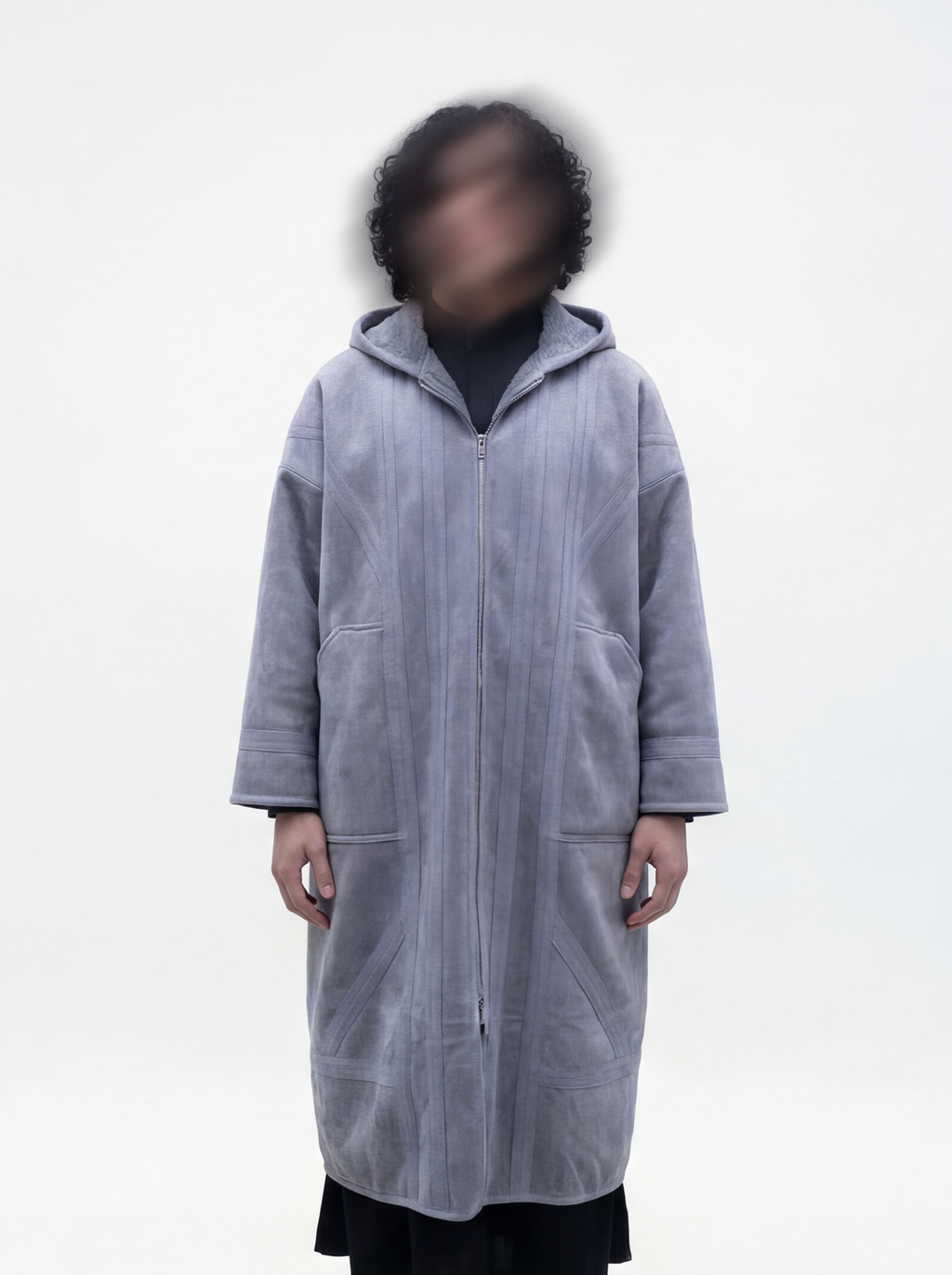 Khalil Farwa – Ash Men’s Traditional Farwa Overcoat