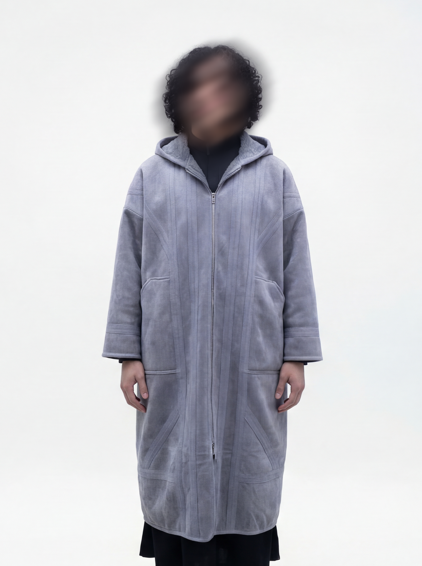 Khalil Farwa – Ash Men’s Traditional Farwa Overcoat