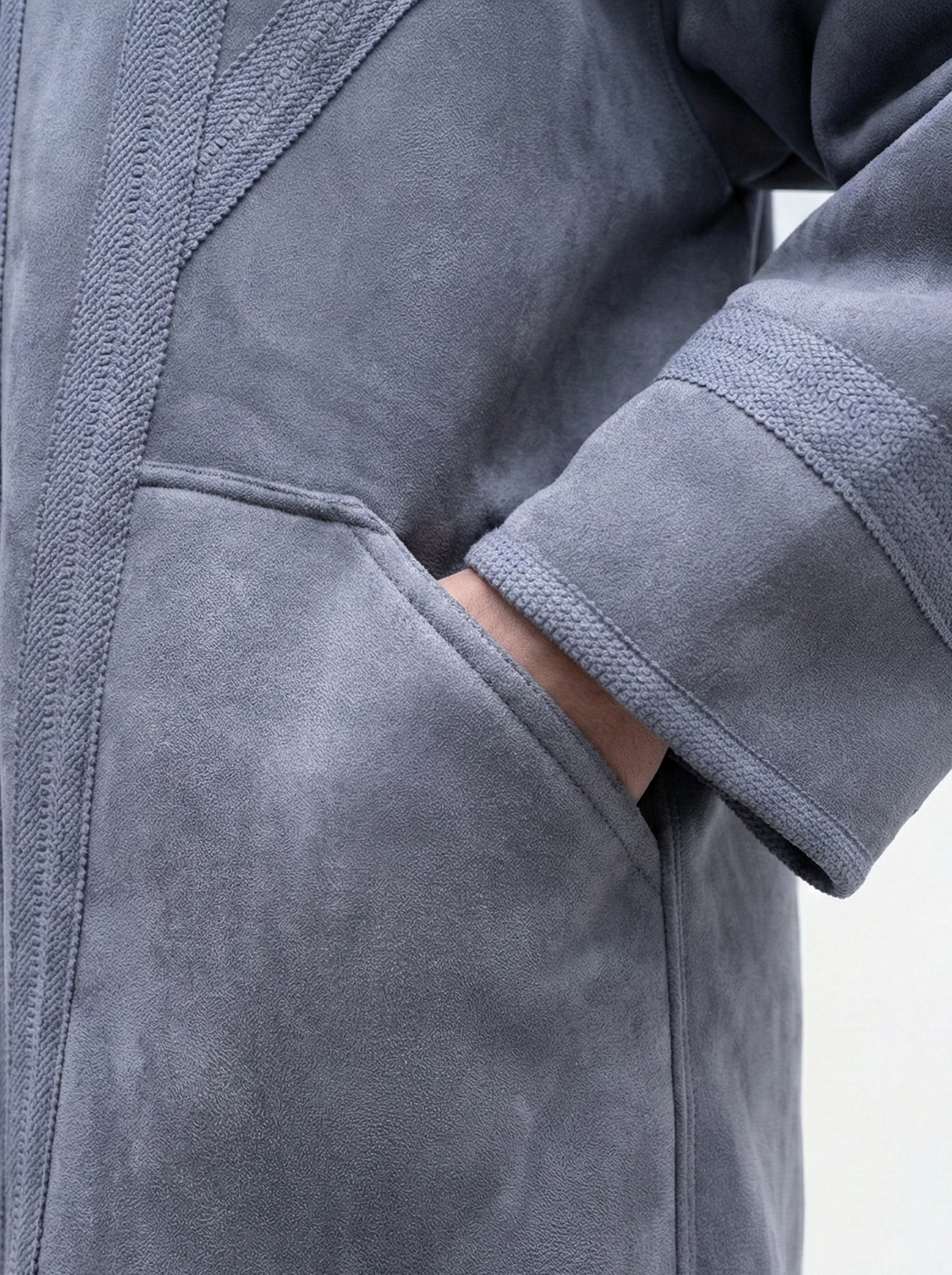 Khalil Farwa – Ash Men’s Traditional Farwa Overcoat