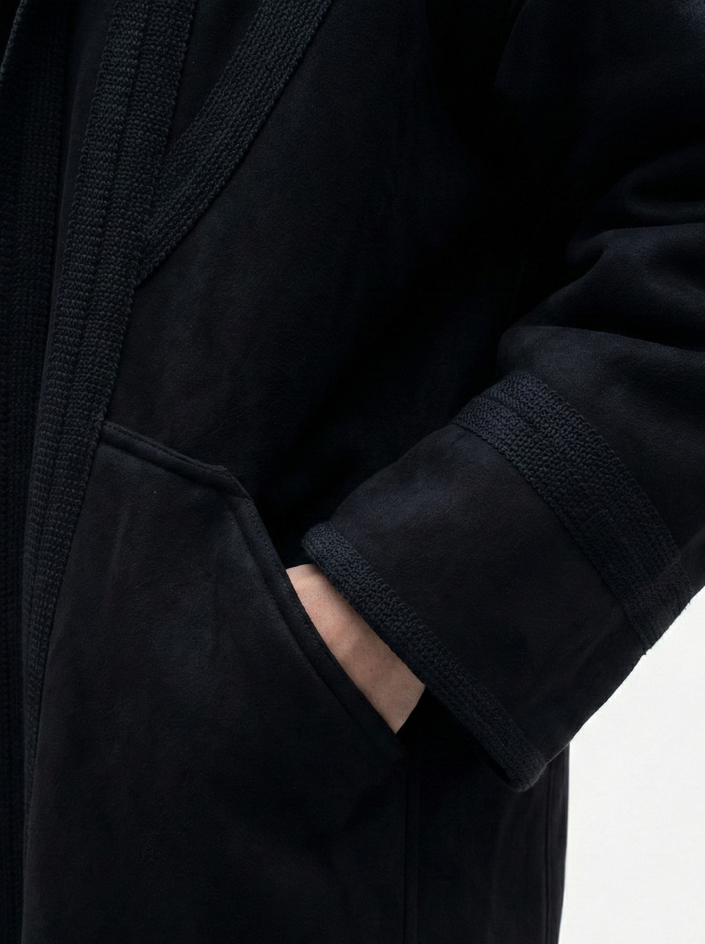 Khalil Farwa – Onyx Men’s Traditional Farwa Overcoat